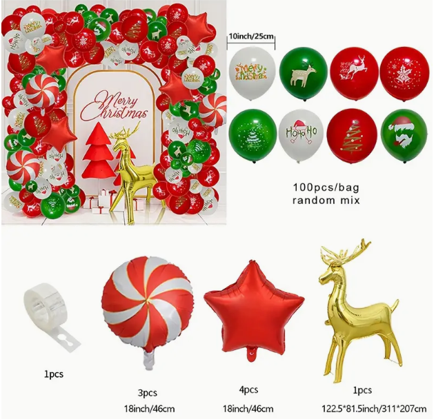 Set de Globos Navidad