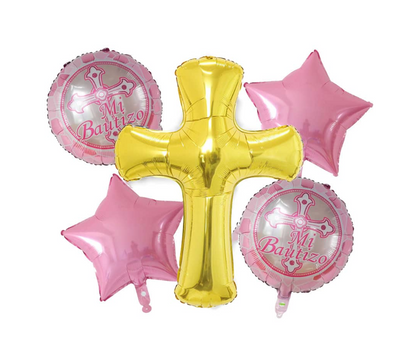 Set de globo Mi bautizo