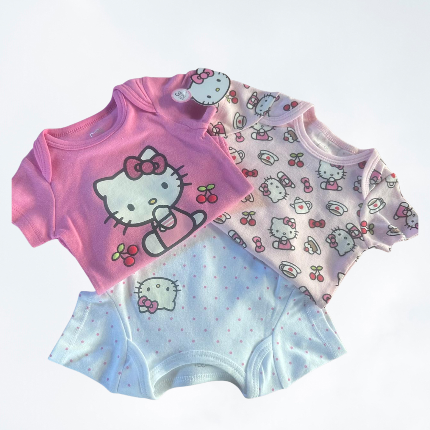 Set de mamelucos Hello Kitty