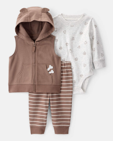 Set 3 Piezas  Dog Little