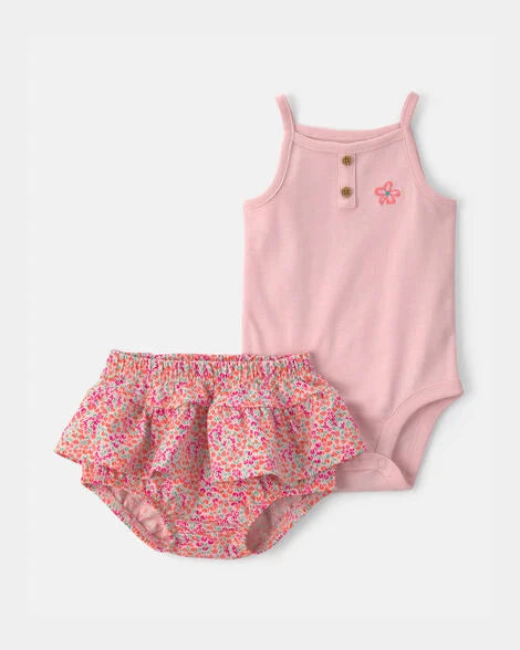 Conjunto 2 Piezas Flowers Carter's