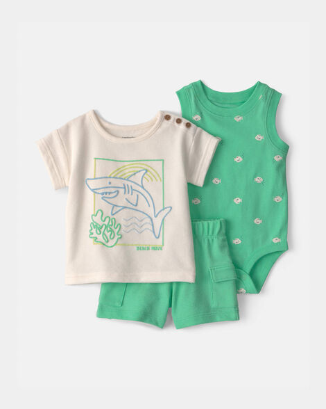 Conjunto 3 Piezas Shark