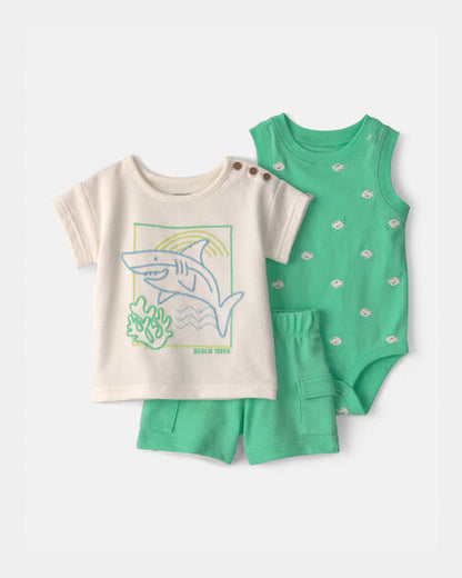 Conjunto 3 Piezas Shark