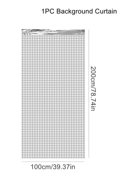 Fondo Metalico Plateado