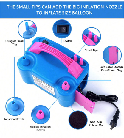 Inflador de globos eléctrico