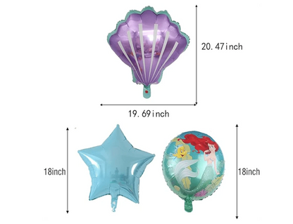 Set de Globos Sirenita