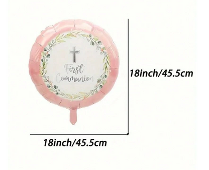Set de Globos Primera Comunión.