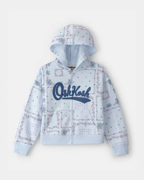 Sueter Hoodie Floral OshKosh B'gosh