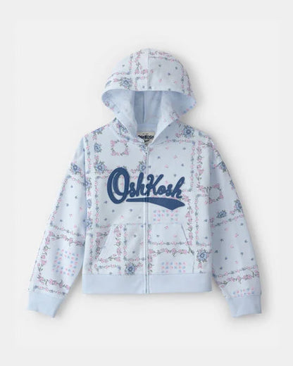 Sueter Hoodie Floral OshKosh B'gosh
