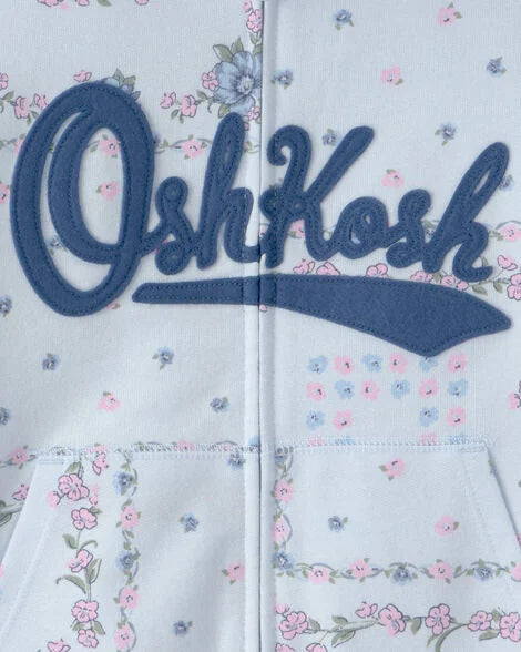 Sueter Hoodie Floral OshKosh B'gosh