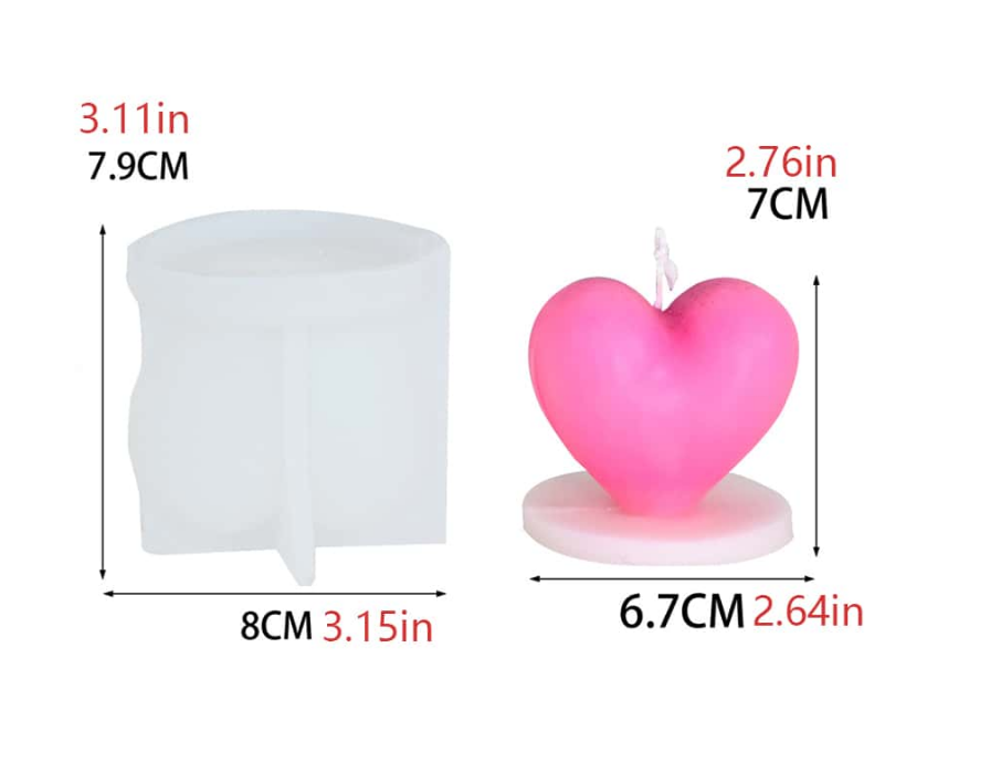 Molde Corazón