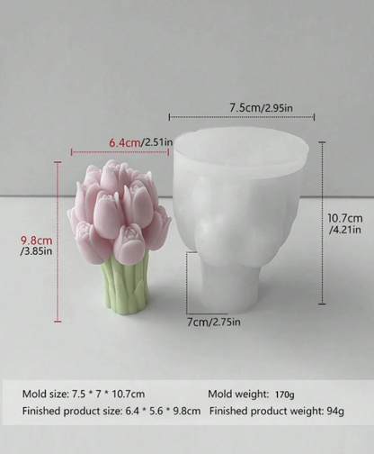 Molde Ramo Tulipán