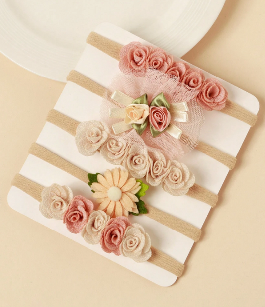 Set de 5 scrunchies (Cintas)
