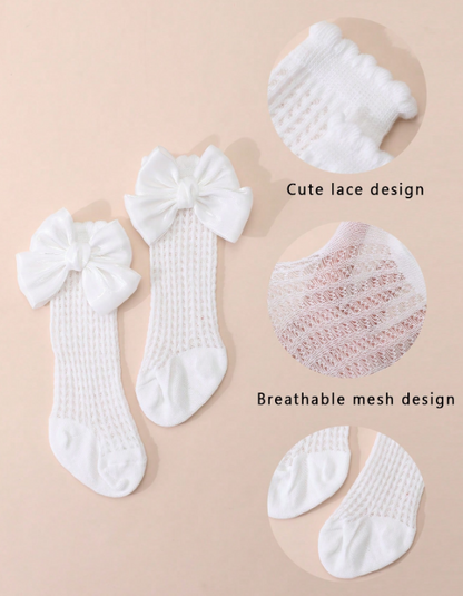 Set  6 pares de medias lazo