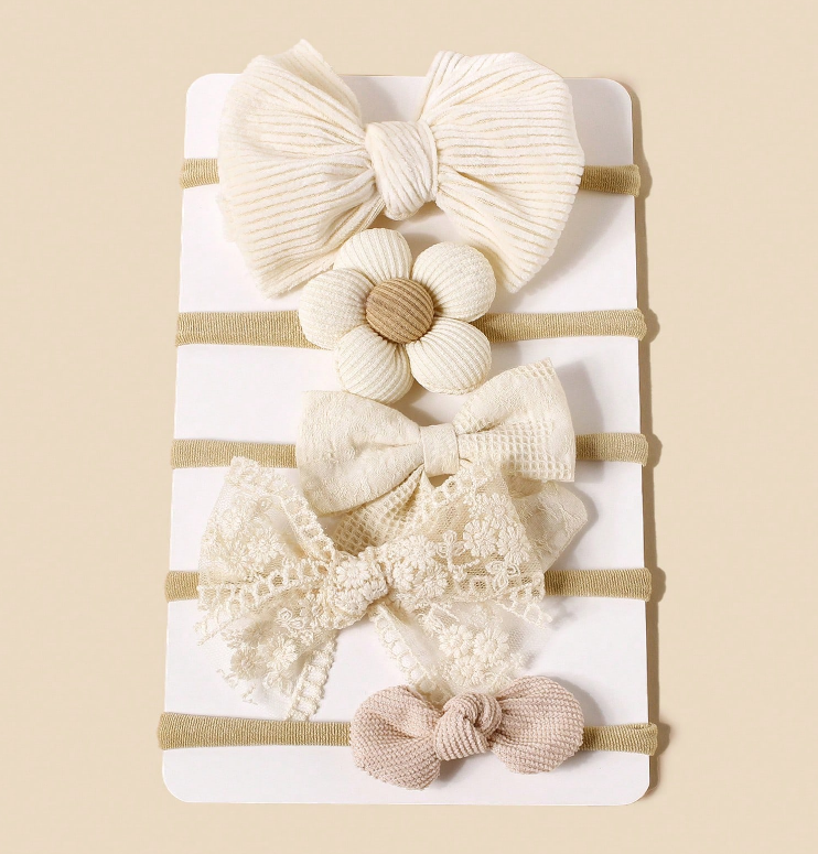Set de 5 scrunchies (Cintas)