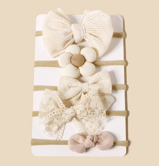 Set de 5 scrunchies (Cintas)