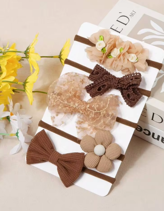 Set de 5 scrunchies (Cintas)