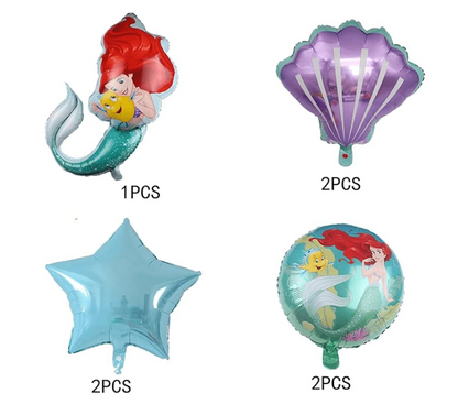 Set de Globos Sirenita
