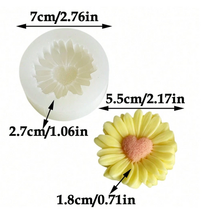 Molde Margarita Corazón