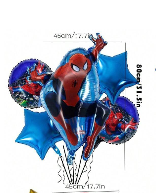 Set de globos Spiderman
