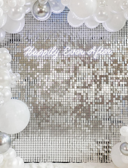 Fondo Metalico Plateado