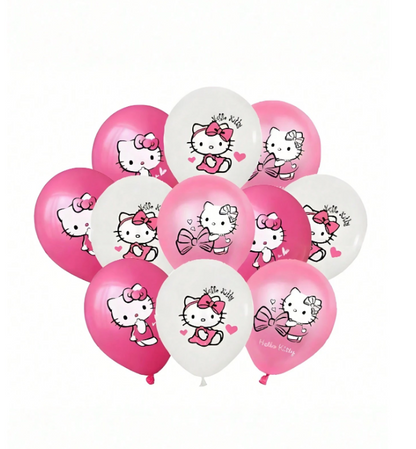 Set de globos Hello Kitty