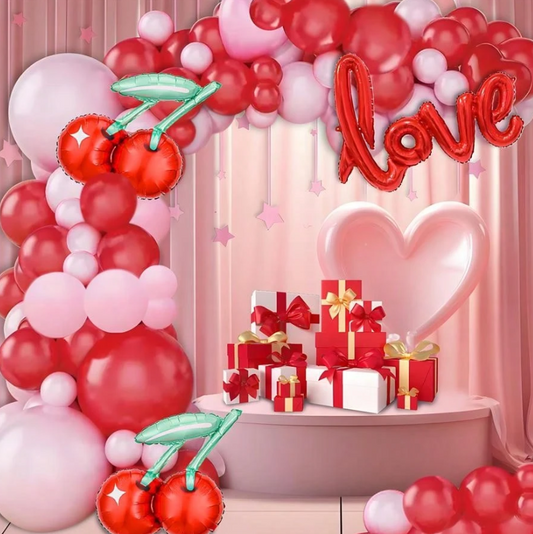 Set de Globos Cerezas
